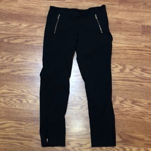 Black Ankle Work Pants